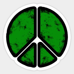 peace sign , peace symbol for hippie Sticker